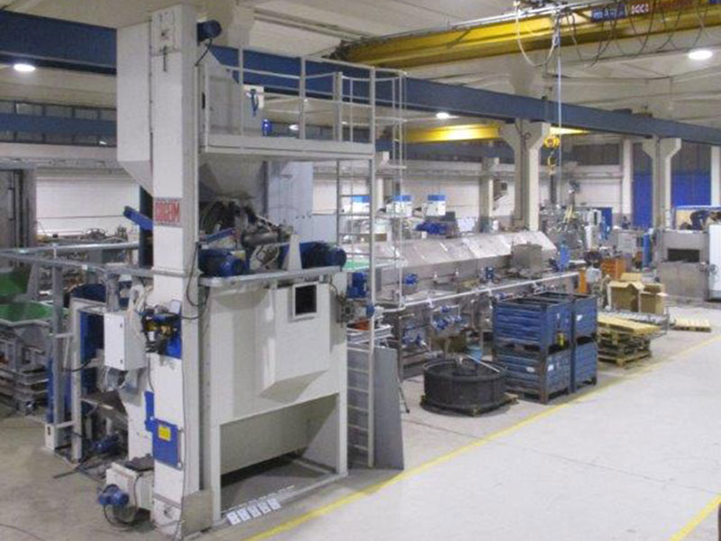 Impianti industriali di fosfatazione e defosfatazione a spruzzo
